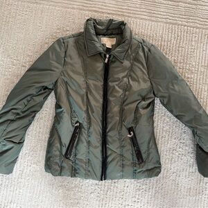 Michael Kors Down Puffer Women's Green Jacket